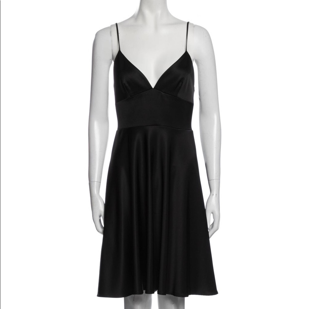 L’Agence V-Neck Dress
